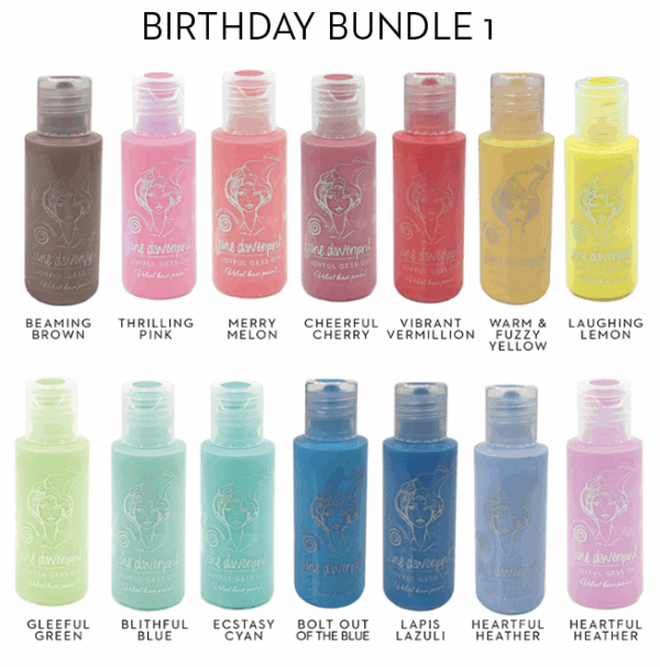 Last Call! | Prime Time Birthday Bundle! | 14 Fabulous Gessoh Colours!